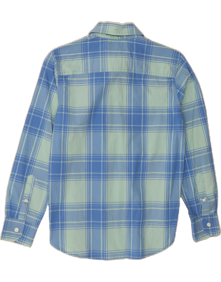 GAP Boys Shirt 8-9 Years Blue Plaid Cotton Vintage Gap and Second-Hand Gap from Messina Hembry 