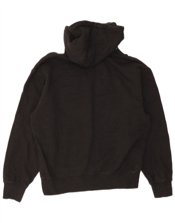 Zara Dame Oversized Hoodie Jumper UK 10 Small Black