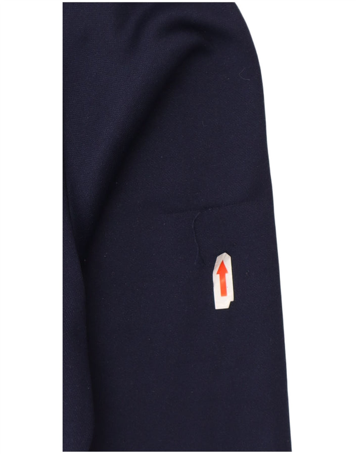 Kappa Herre Zip Neck Sweatshirt Jumper Medium Navy Blue Polyester