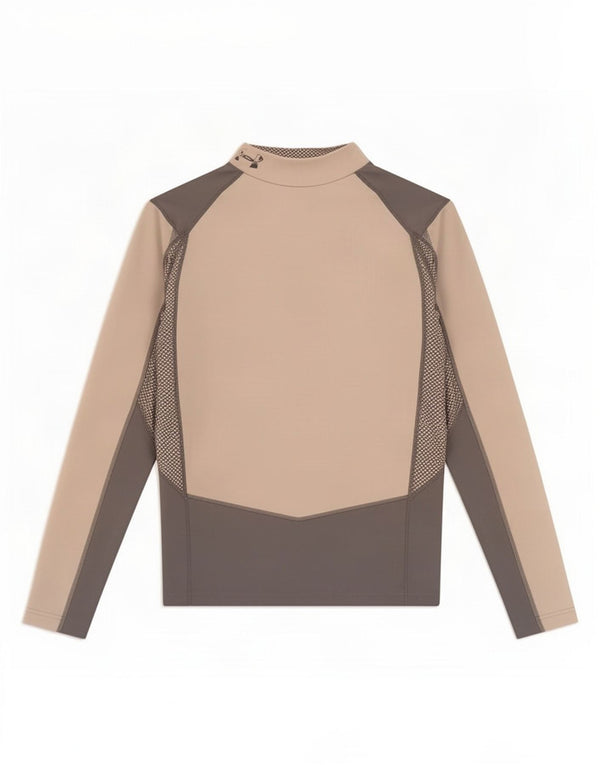 Under Armour Herre Cold Gear Grafisk Top Langærmet Large Off White