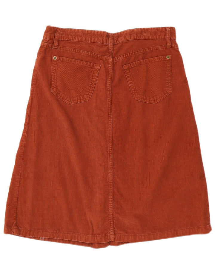 Zara Womens Corduroy-nederdel EU 38 Small W28 Brown