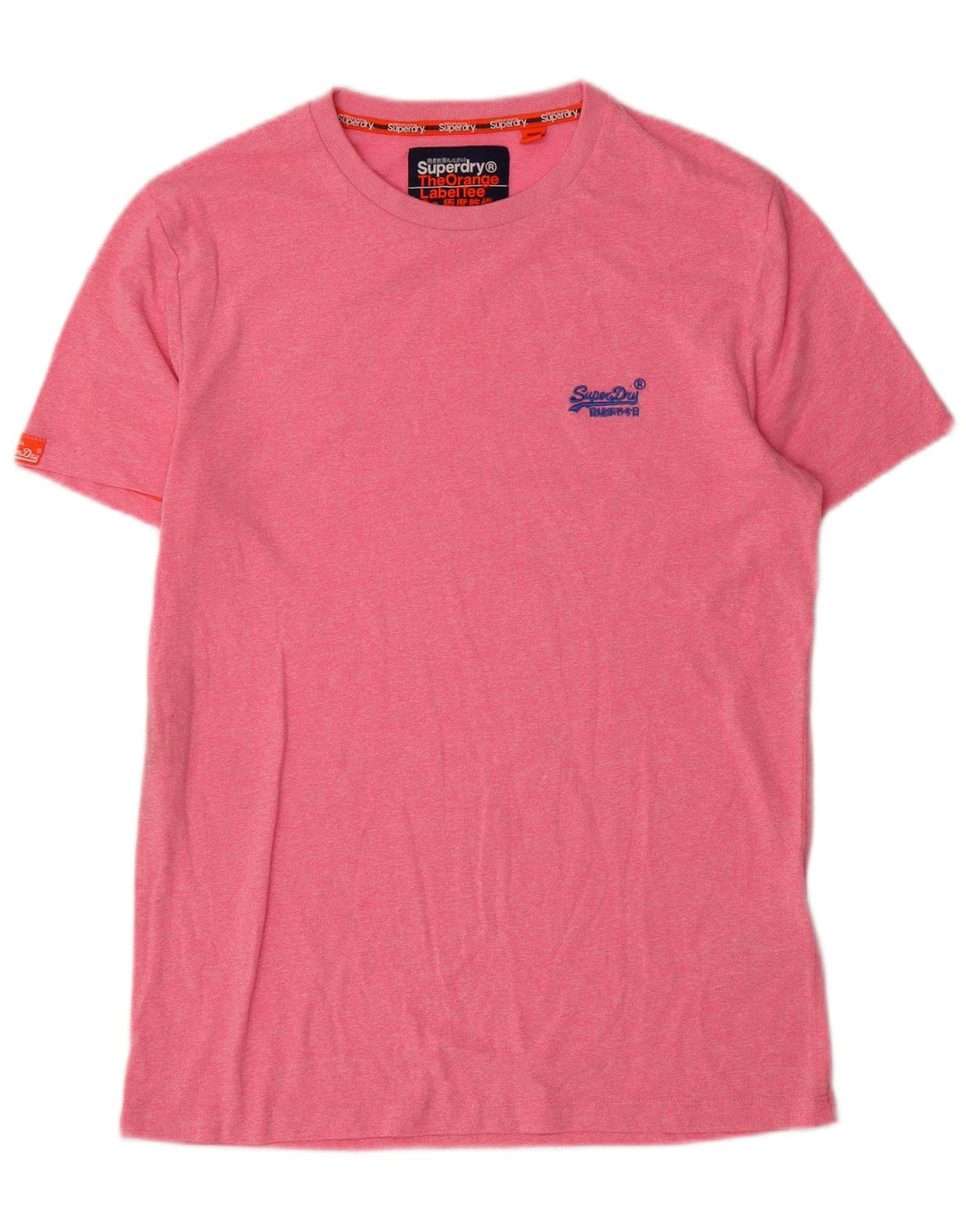 Superdry Herre T-shirt Top Stor Pink Bomuld