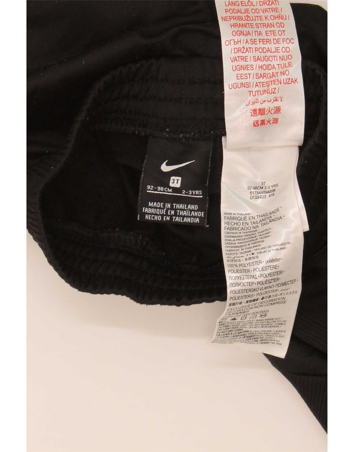 Nike Boys træningsdragt Bukser Joggers 2-3 år Sort Colourblock Polyester