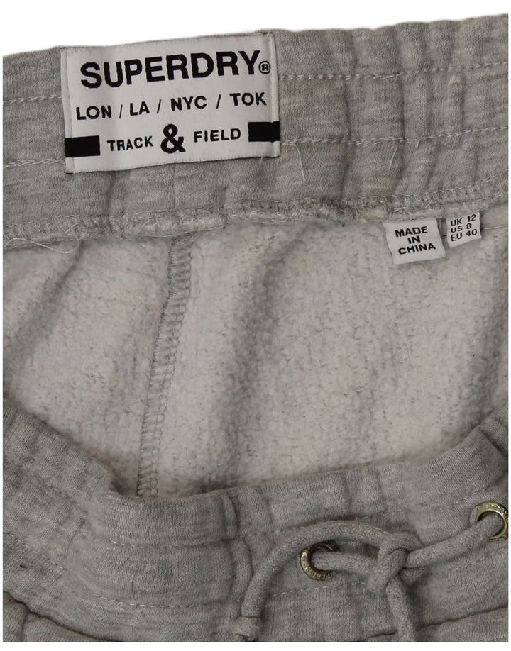 Superdry træningsdragt til kvinder Joggers UK 12 Medium Grey Bomuld
