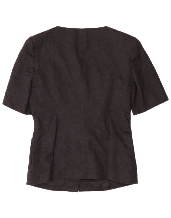 GUY LAROCHE Kortærmet blazerjakke til kvinder EU 42 Large Black Classic