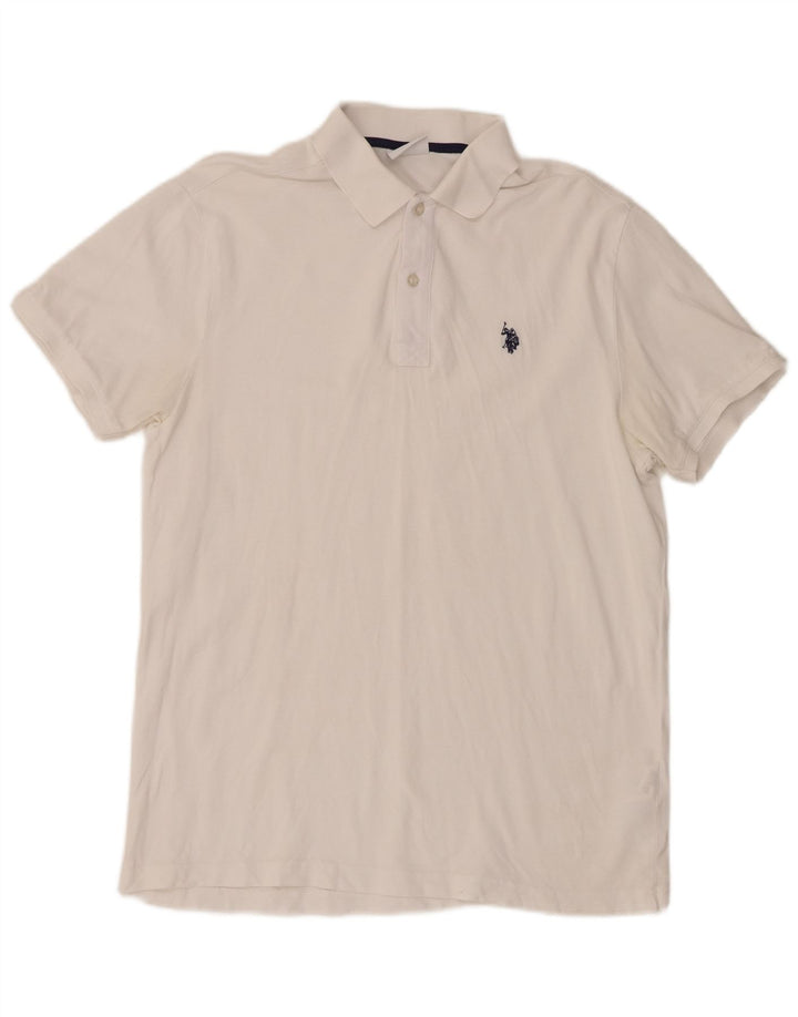 U.S. Polo Assn. Herreskjorte stor hvid bomuld