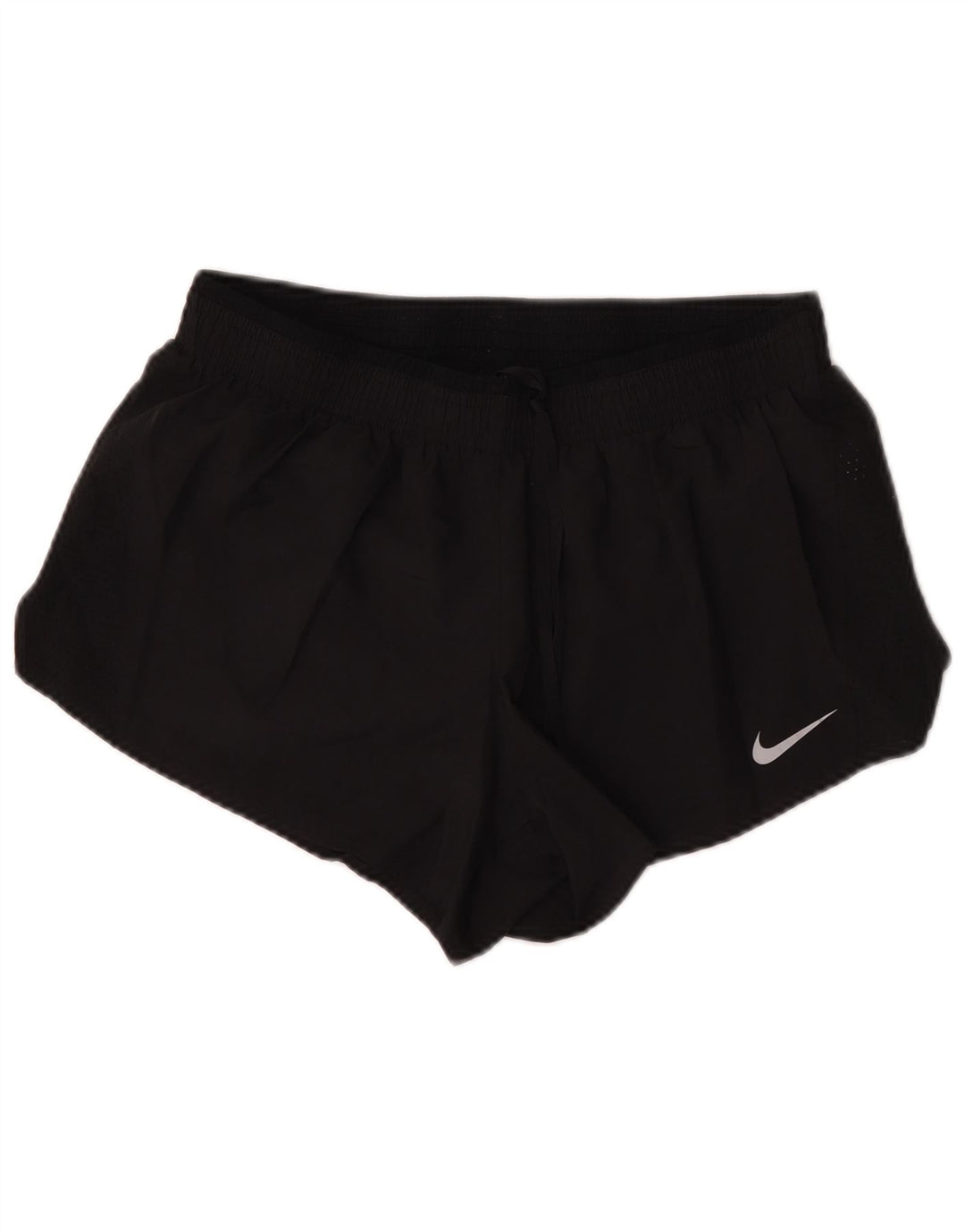 Nike Dame Dri Fit Sport Shorts UK 16 Large Black Polyester