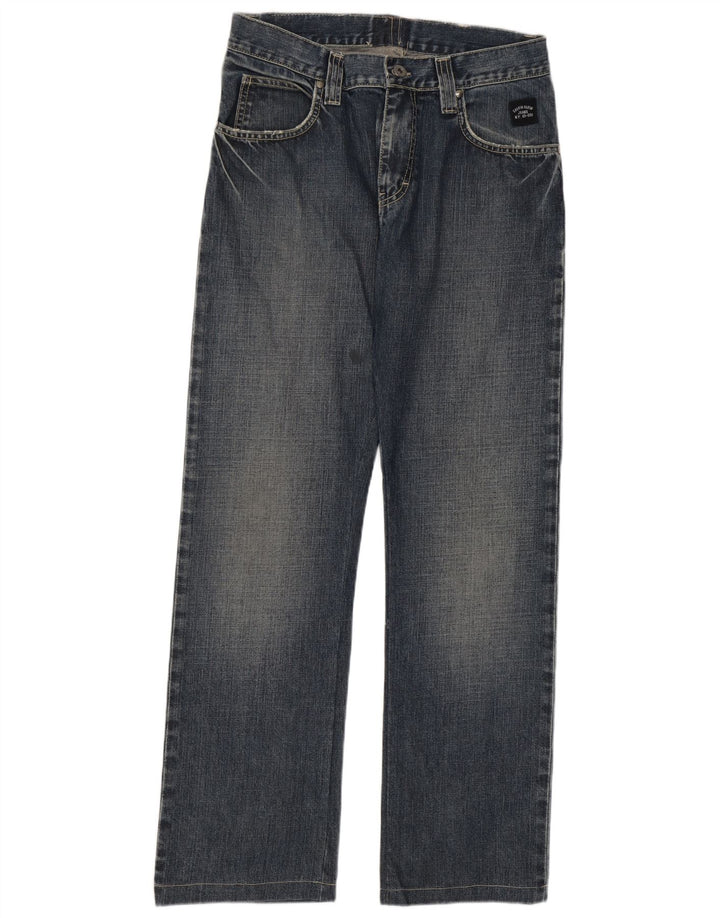 Calvin Klein Dame Straight Jeans W33 L30 Blå Bomuld