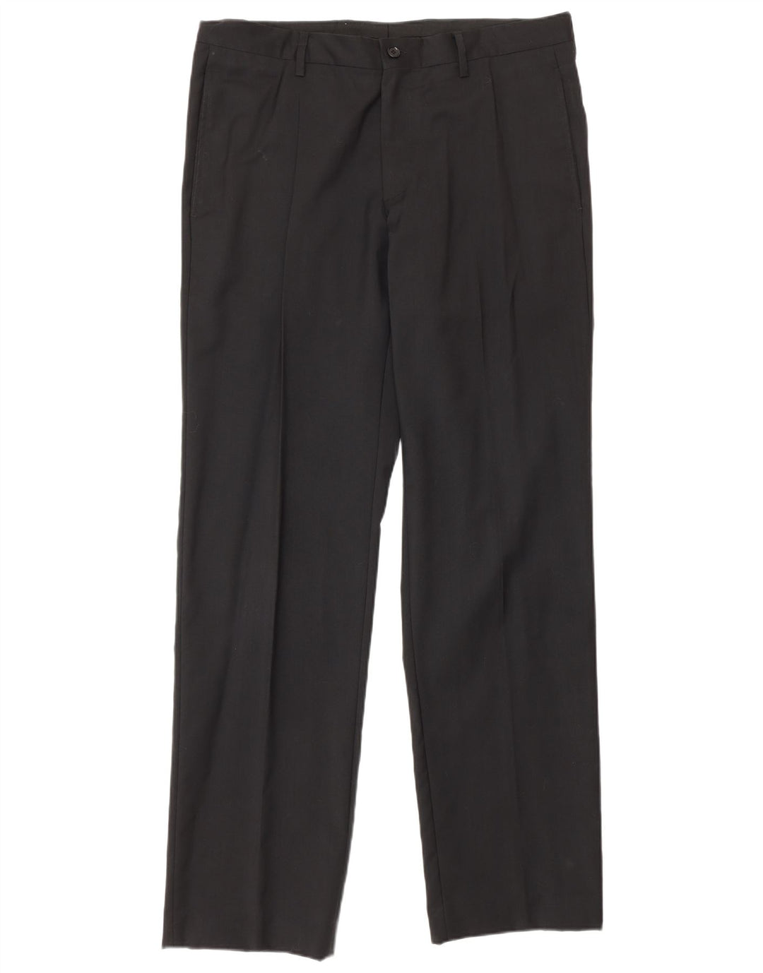 Calvin Klein Herre Straight Suit Bukser IT 52 XL W36 L34 Sort Uld