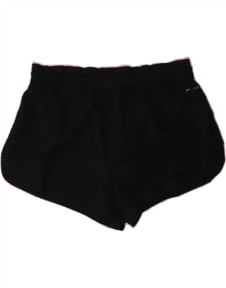 NIKE Womens Dri Fit Sport Shorts UK 14 Medium  Black Polyester Vintage Nike and Second-Hand Nike from Messina Hembry 