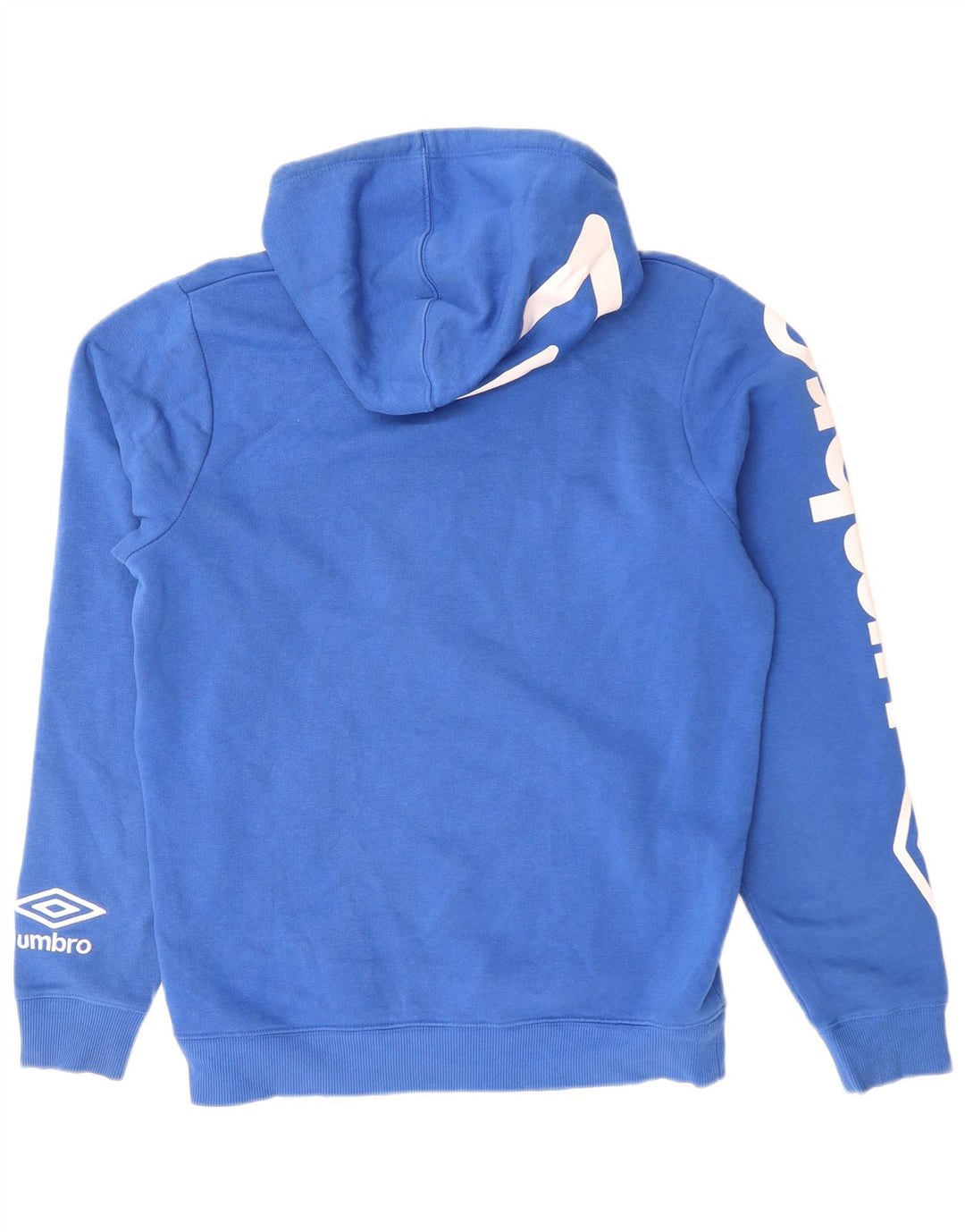 Umbro Herre Grafisk Hættetrøje Jumper Medium Blue Colourblock