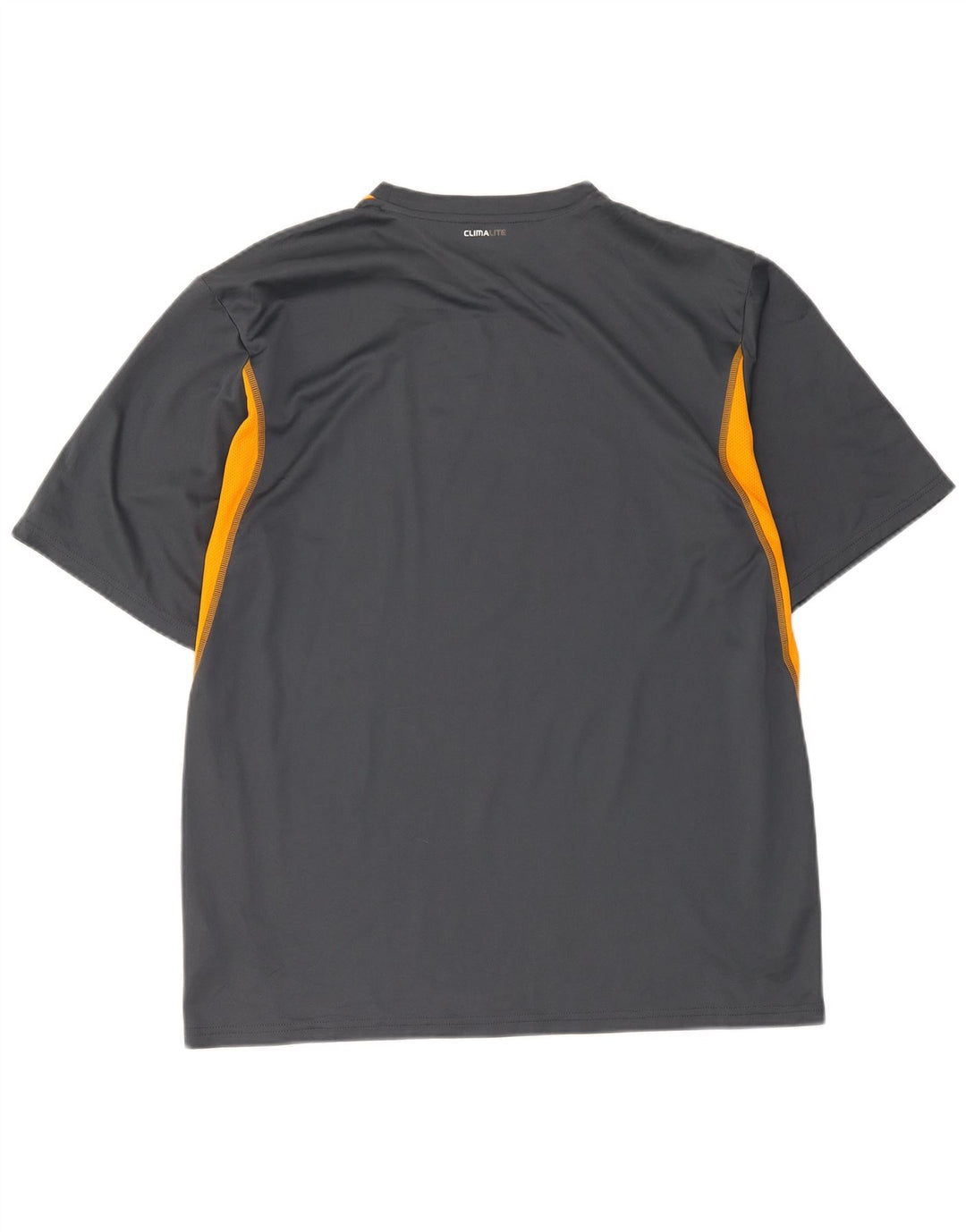 Adidas Herre Climalite T-Shirt Top XL Grå Colourblock Polyester