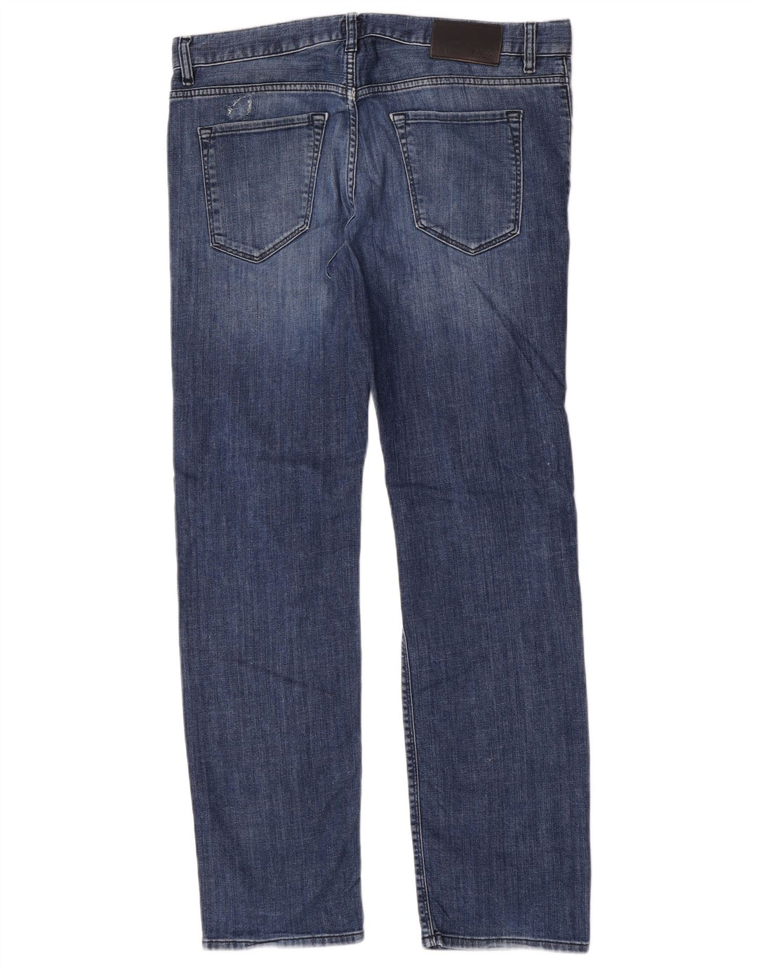 Hugo Boss Herre Stretch Slim Jeans W34 L32 Blå Bomuld