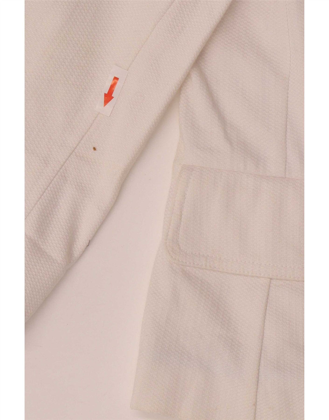 Marks & Spencer Dame 3/4 ærmer 2-knaps blazerjakke UK 14 Medium White