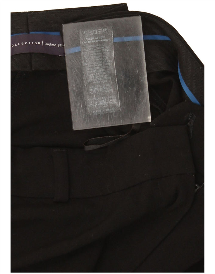 Marks & Spencer Dame Slim Chino Bukser UK 12 Medium W32 L29 Sort