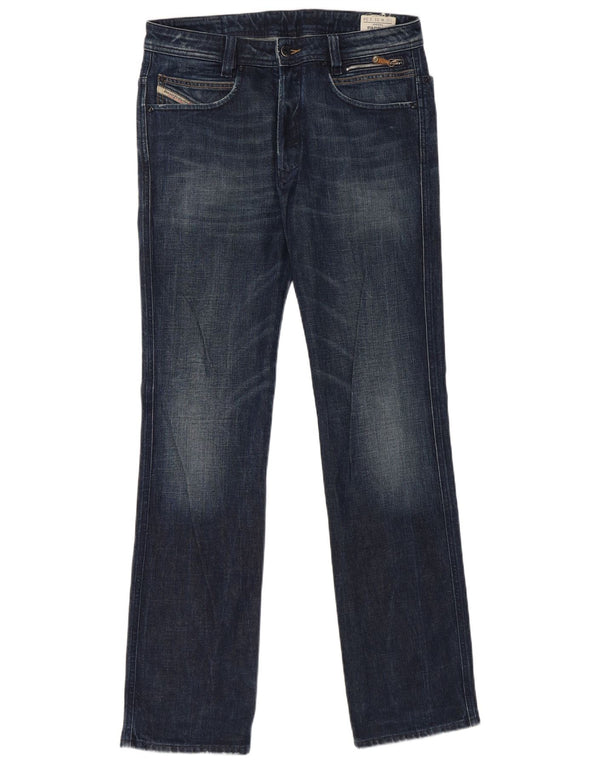 Diesel Herre Paddom Straight Jeans W31 L34 Marineblå Bomuld