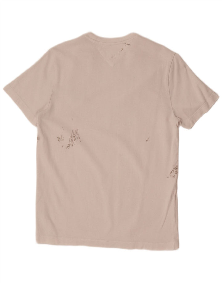 Tommy Hilfiger Herre Grafisk T-Shirt Top XS Hvid