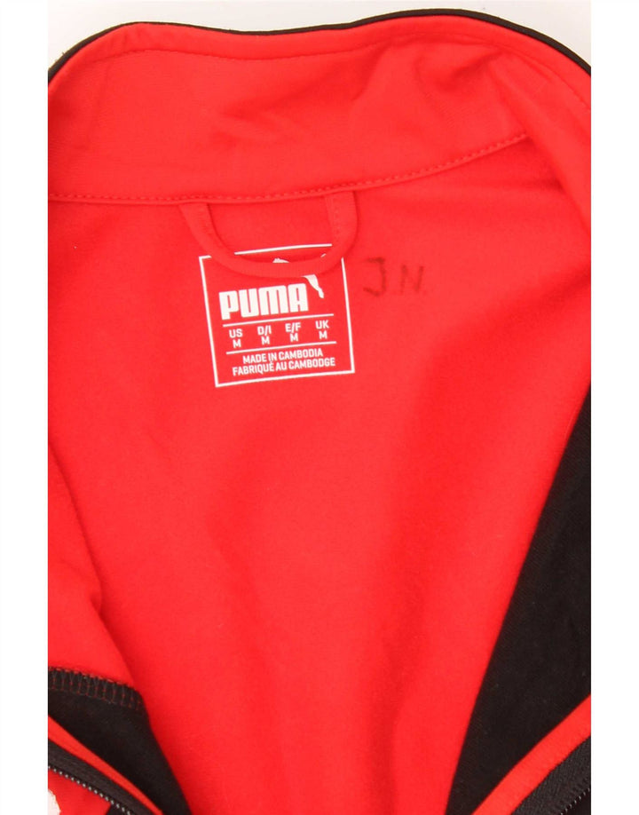 Puma Herre Deutshland Grafisk træningsdragt Topjakke Medium Rød Colourblock