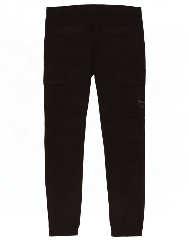 Calvin Klein Herre joggers Cargo Bukser Medium W32 L30 Sort Bomuld