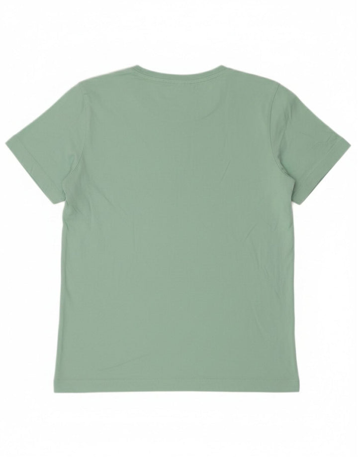 Champion Dame T-Shirt Top UK 14 Stor Grøn