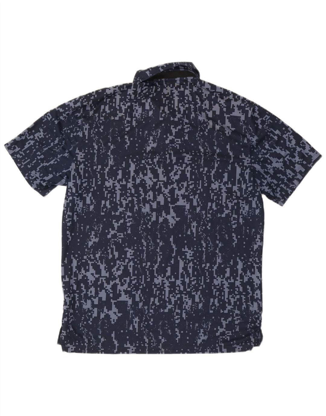 Nike Herre Standard Fit Polo Shirt Medium Marineblå Geometrisk Polyester