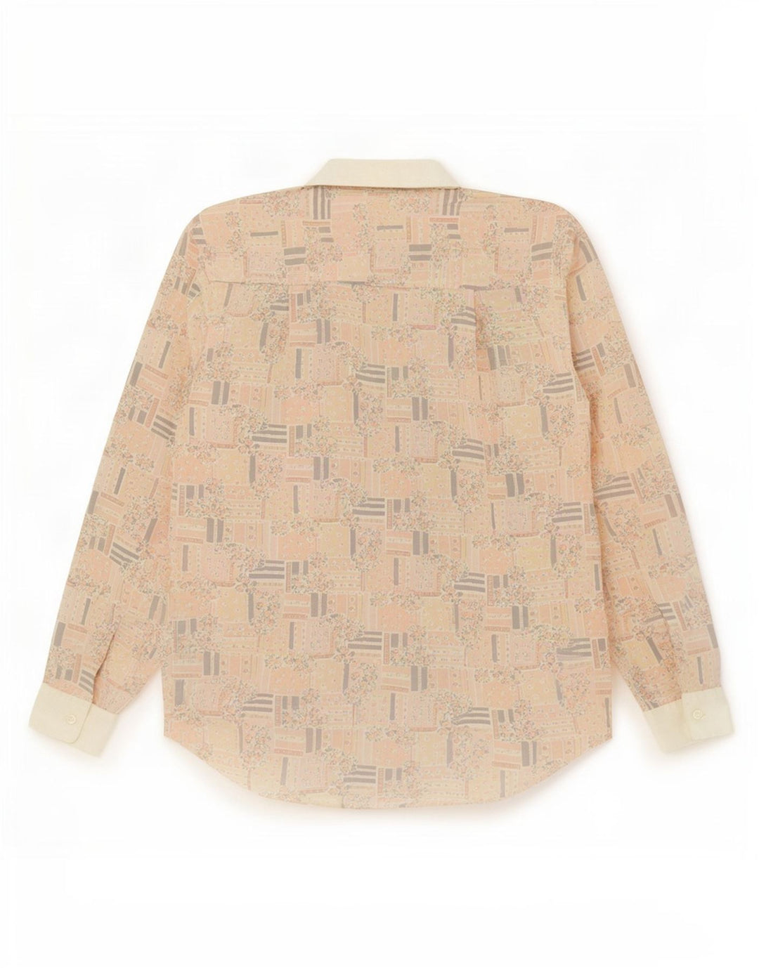HANAITI Dameskjorte UK 14 Medium Flerfarvet Patchwork Polyester