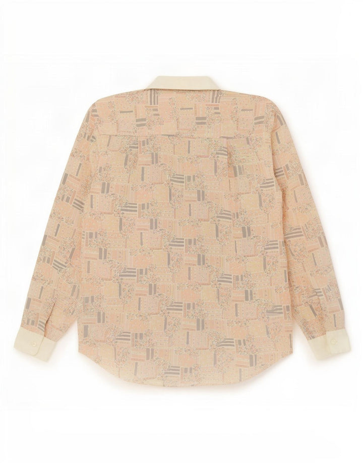 HANAITI Dameskjorte UK 14 Medium Flerfarvet Patchwork Polyester