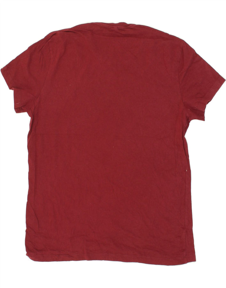 JACK WILLS Mens T-Shirt Top Medium Red Cotton Vintage Jack Wills and Second-Hand Jack Wills from Messina Hembry 