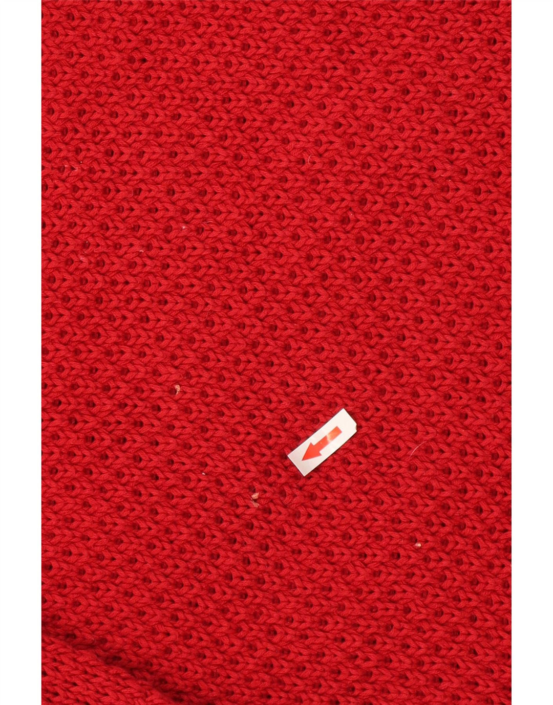 Marks & Spencer Dame Oversized Boat Neck Jumper Sweater UK 10 Small Red