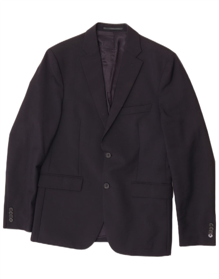 Acne Studios Herre 2 Button Blazer Jacket IT 48 Medium Navy Blue Classic