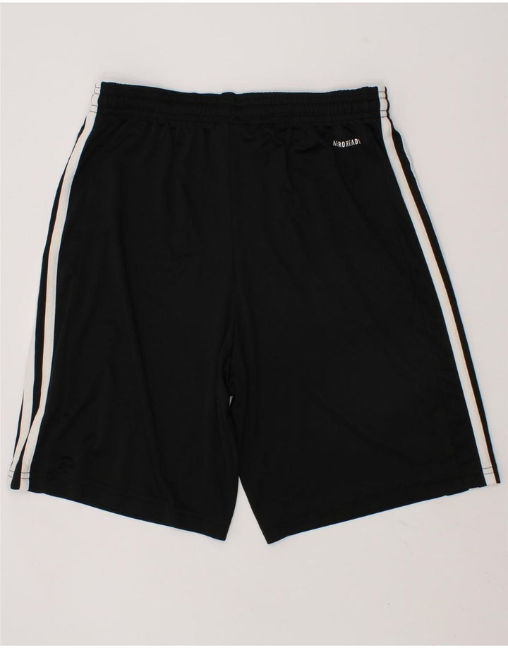 ADIDAS Boys Aeroready Sport Shorts 7-8 Years Black Vintage Adidas and Second-Hand Adidas from Messina Hembry 