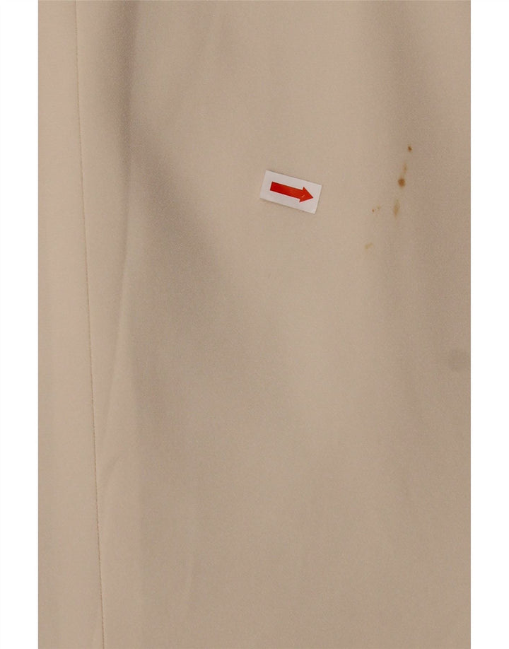 LUISA SPAGNOLI Dame 3-knaps blazerjakke IT 42 Medium Beige Acetat