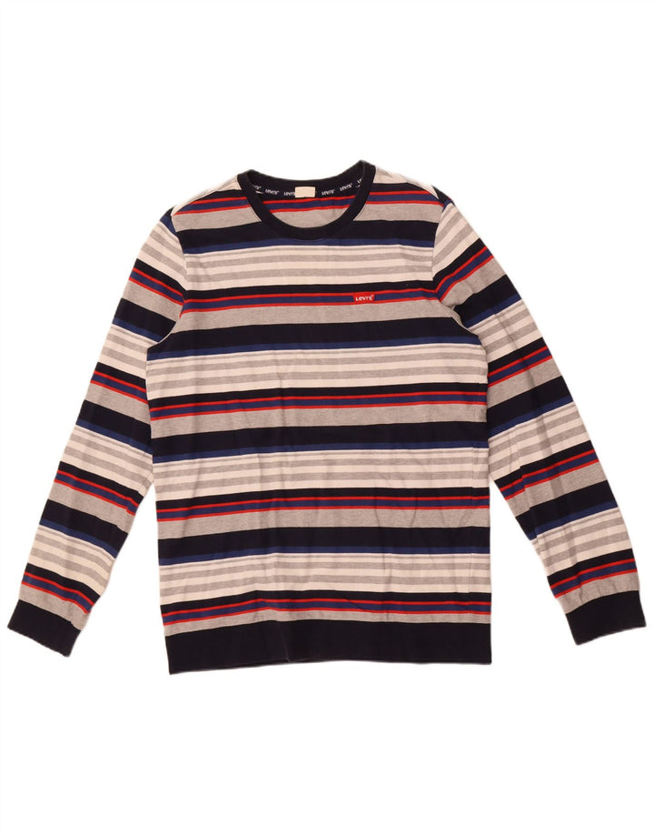Levi's Herre Sweatshirt Jumper Lille Flerfarvet Stribet