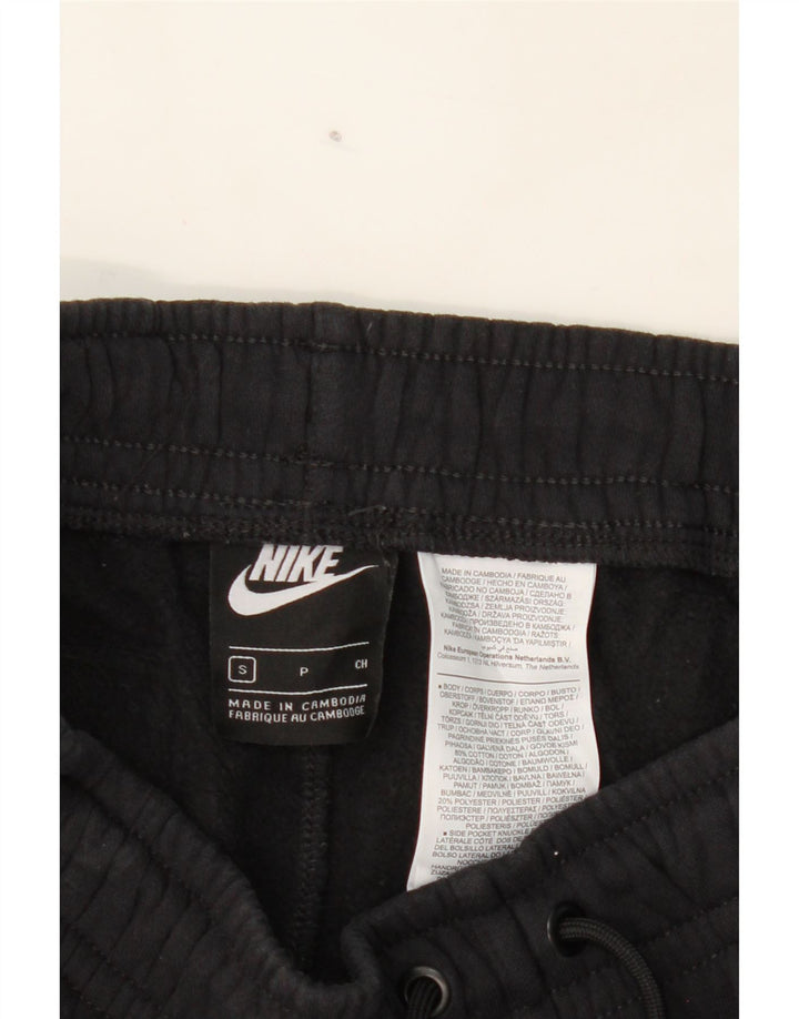 NIKE Mens Graphic Tracksuit Trousers Joggers Small  Black Cotton Vintage Nike and Second-Hand Nike from Messina Hembry 