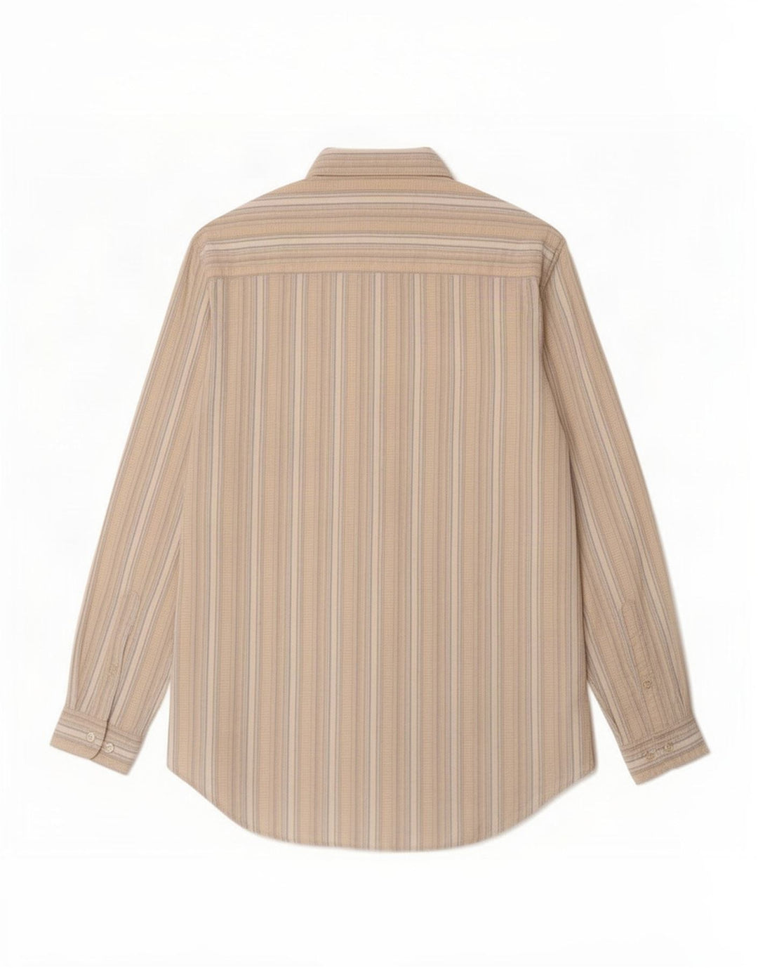 Marlboro Classics herreskjorte stor beige stribet polyethylen