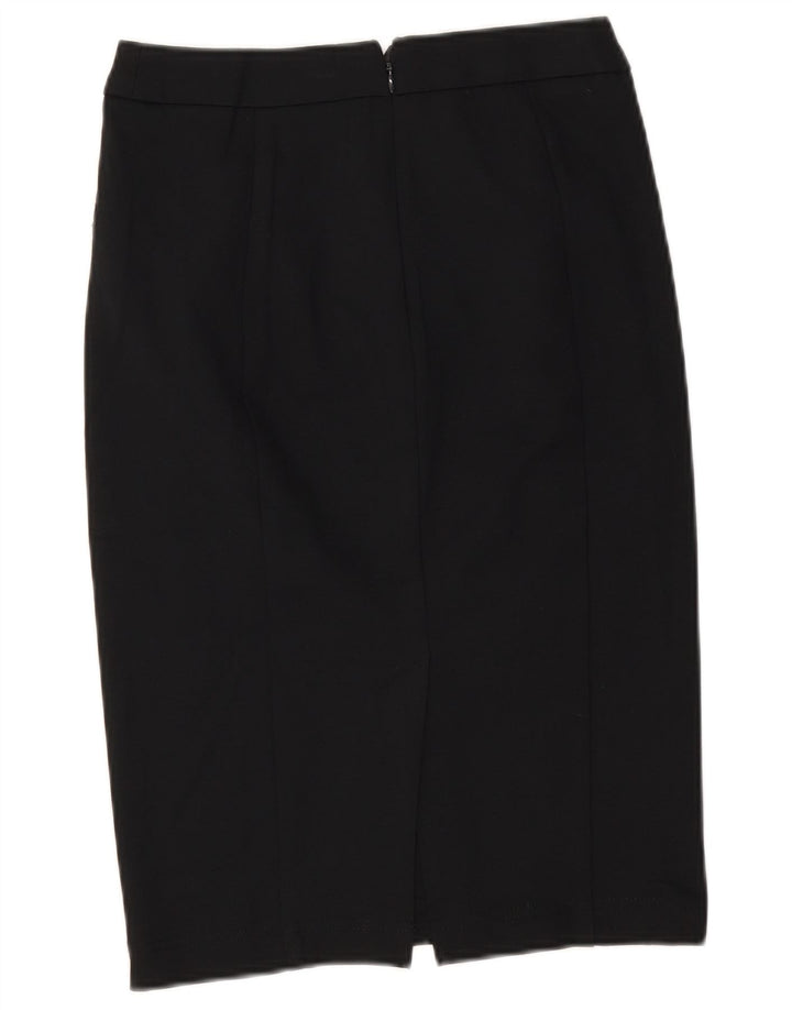 Marks & Spencer Pencil Nederdel til kvinder UK 8 Small W26 Black Viscose