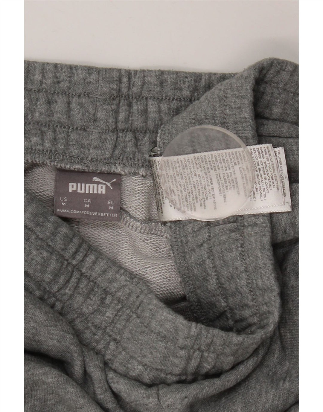 Puma Herre grafiske sportsshorts Medium Grey Flecked Bomuld