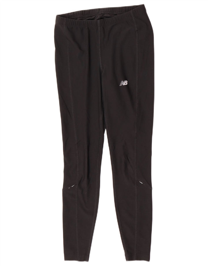 New Balance Dame Leggings UK 8 Small Black Polyester