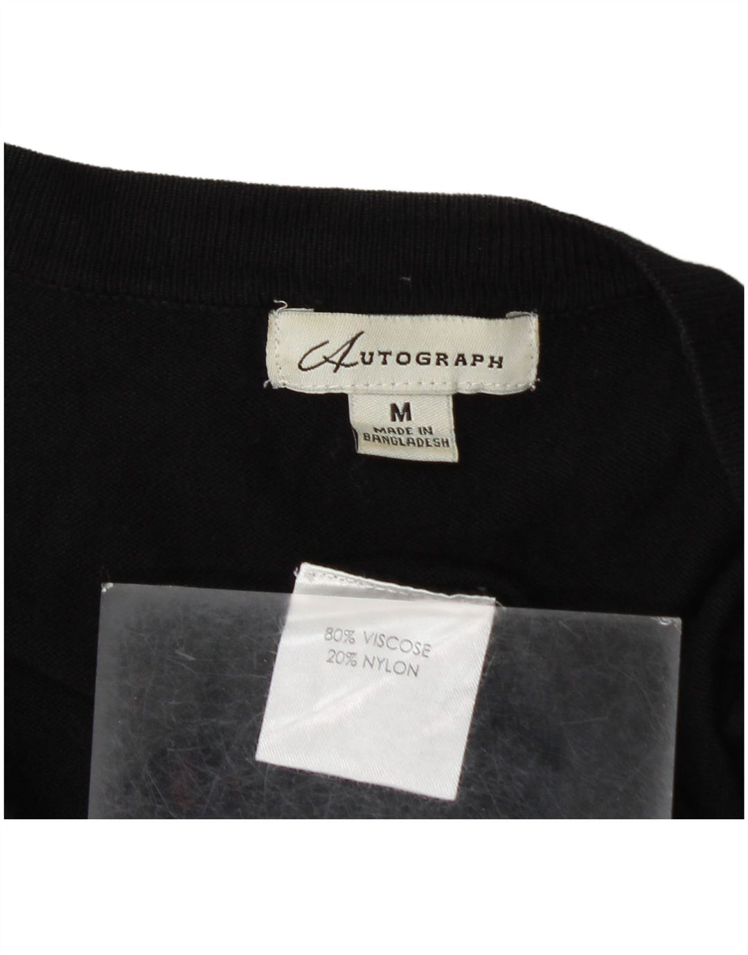 Marks & Spencer Dame Longline Cardigan Sweater UK 14 Medium Black