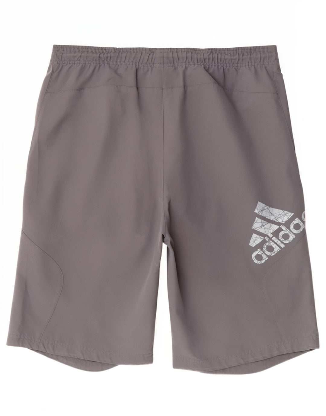 Adidas Herre grafiske sportsshorts store grå polyestersports