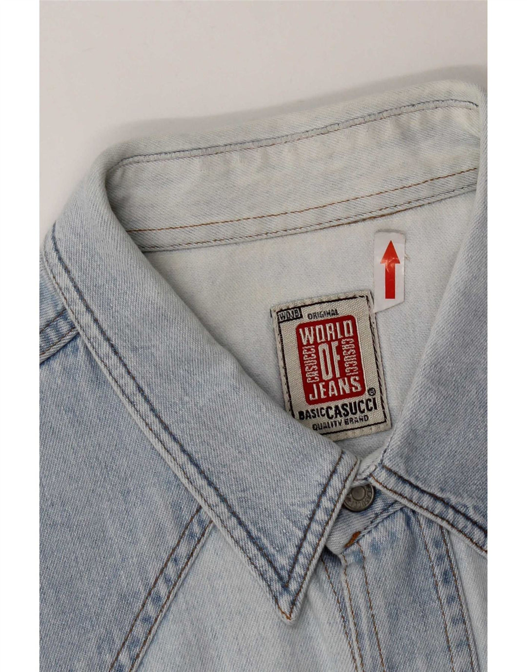 Casucci Herre Denim Shirt XL Blå Bomuld