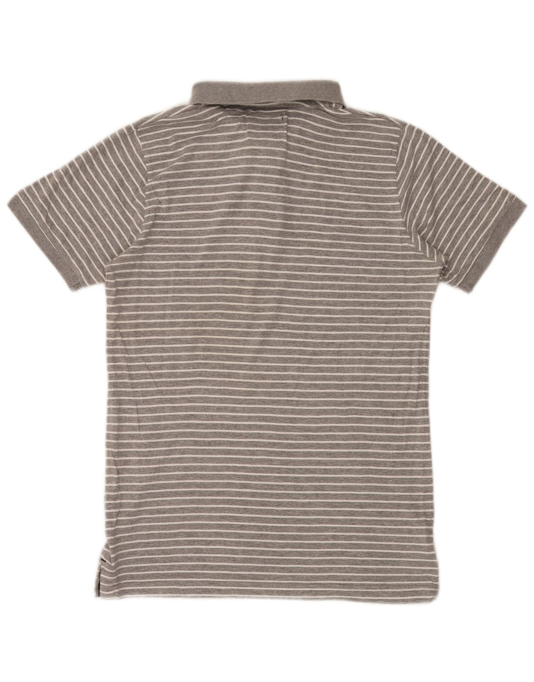 Woolrich herre poloshirt lille grå stribet bomuld