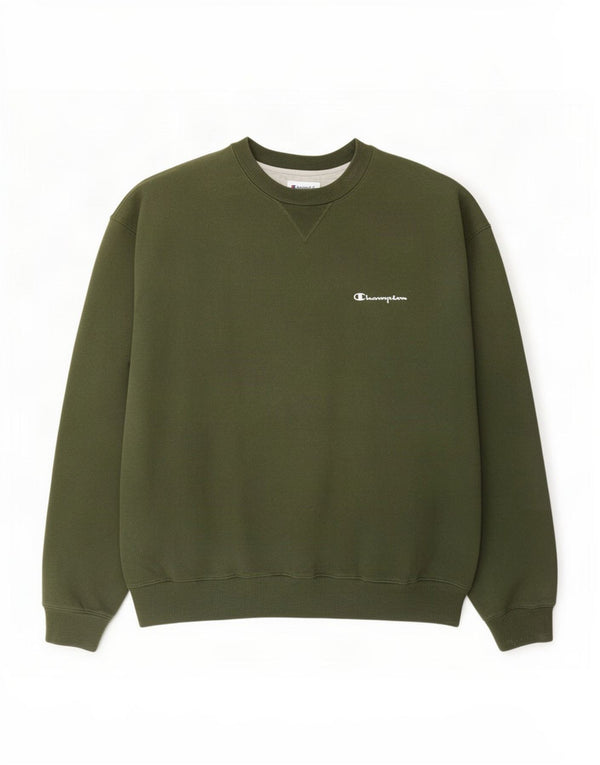 Champion Herre Sweatshirt Jumper 2XL Khaki Bomuld