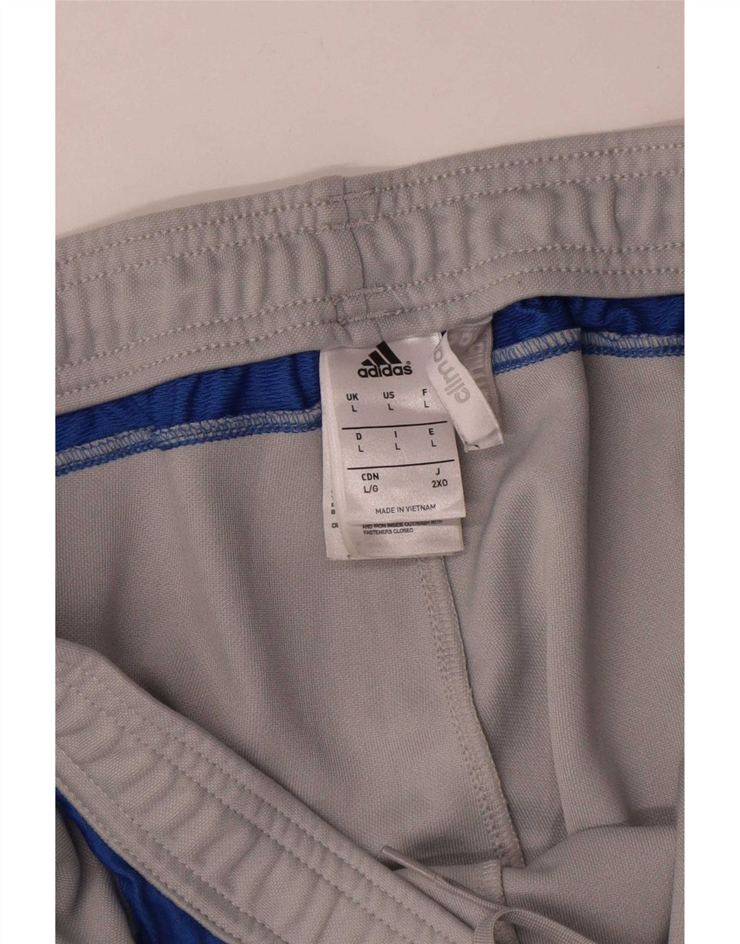 Adidas Herre Climacool Træningsdragt Bukser Large Grå Colourblock Polyester