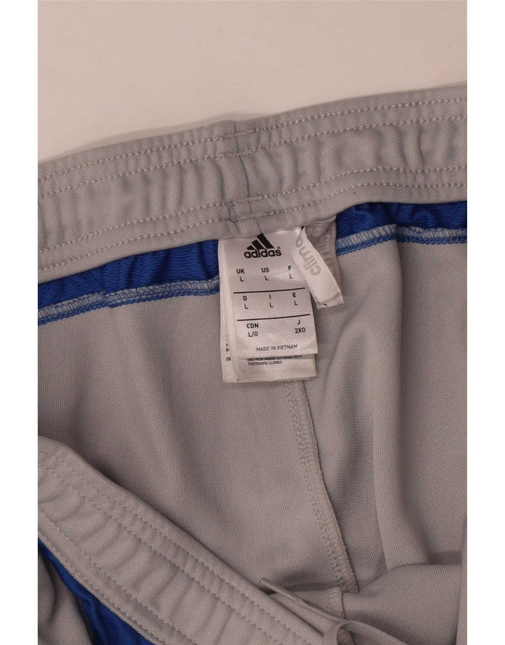 Adidas Herre Climacool Træningsdragt Bukser Large Grå Colourblock Polyester