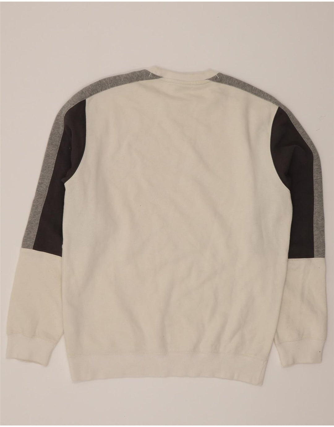 Champion Herre Sweatshirt Jumper XL Hvid Colourblock Bomuld