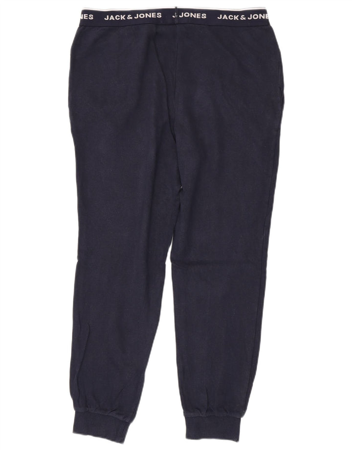 JACK & JONES Herre grafiske træningsdragt Bukser Joggers Medium Navy Blue