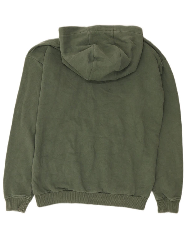 Marks & Spencer Boys Hoodie Jumper 12-13 år Khaki Cotton