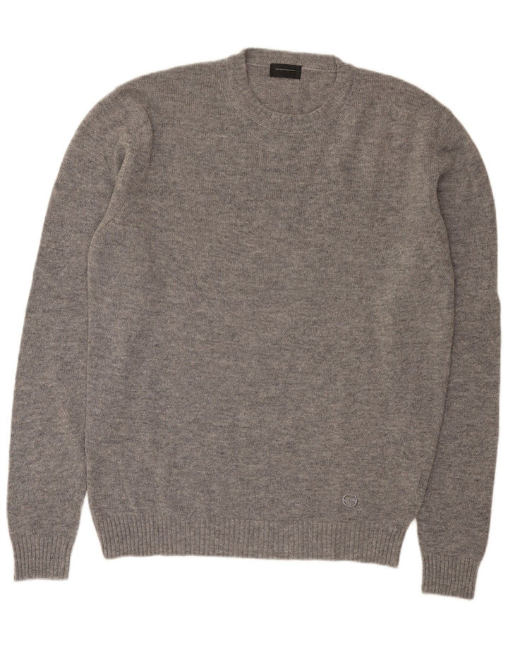 Sergio Tacchini Herre Crew Neck Jumper Sweater 2XL Grå Uld