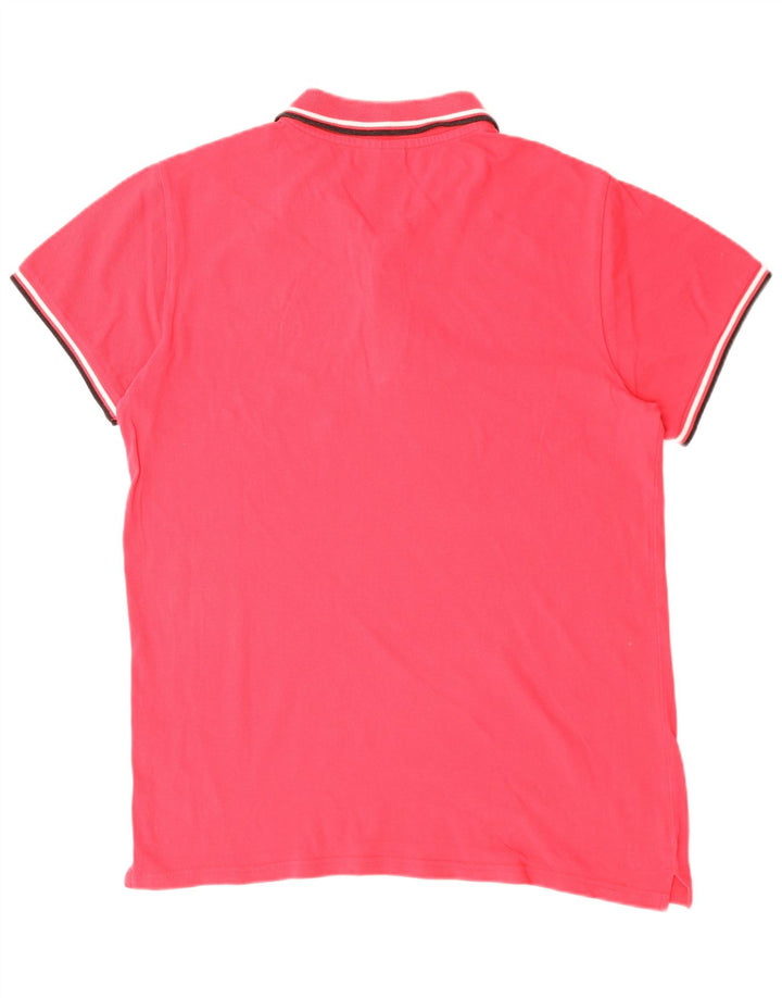 Kappa herre poloshirt XL Pink bomuld